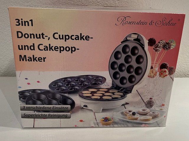 Macchina Per Donut, Muffin E Popcake Melissa - 3 Piastre Intercambiabili - Foto 2