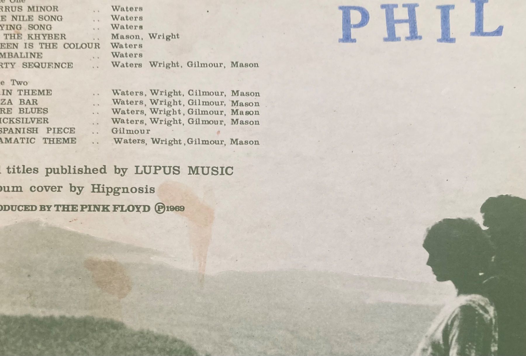 Dischi in vinile: PINK FLOYD - MORE – Usato da Poliez-Pittet venduto da Newtown-Records 4