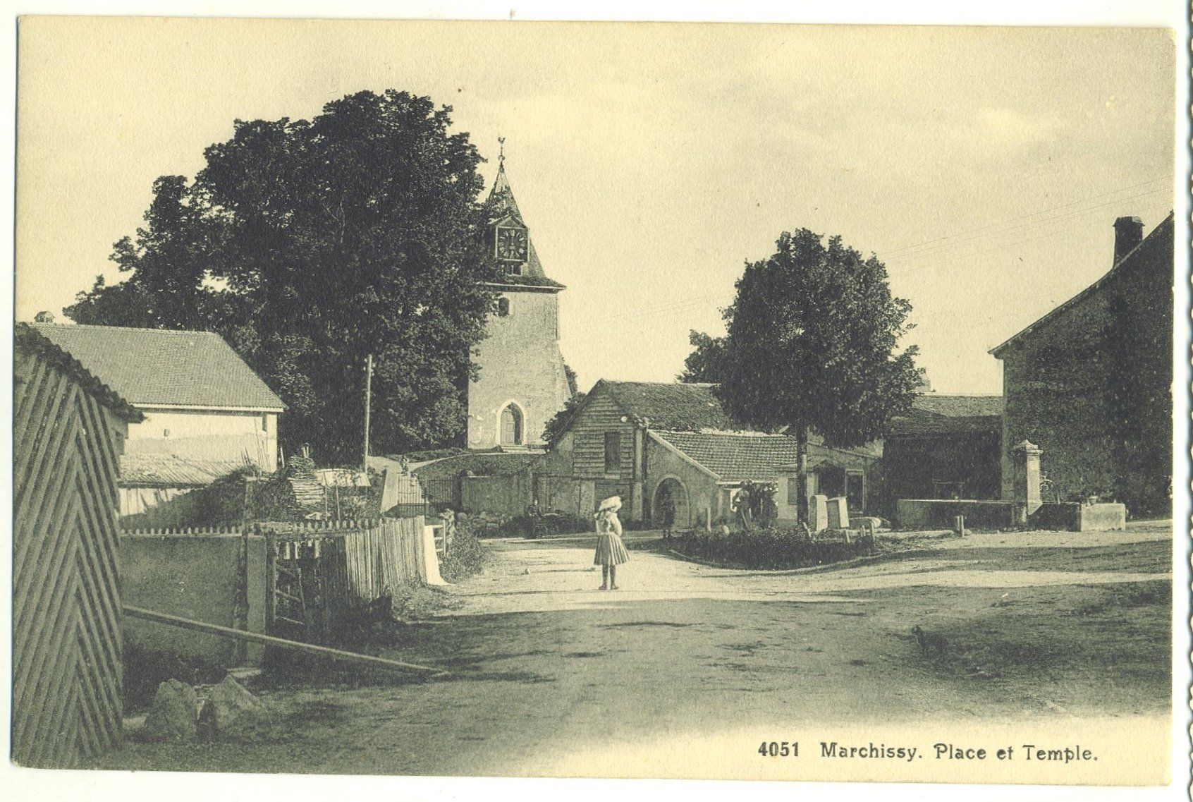 Ansichtskarten: CPA Marchissy. Vers 1910 – Gebraucht aus Versoix von HELVETICA_1