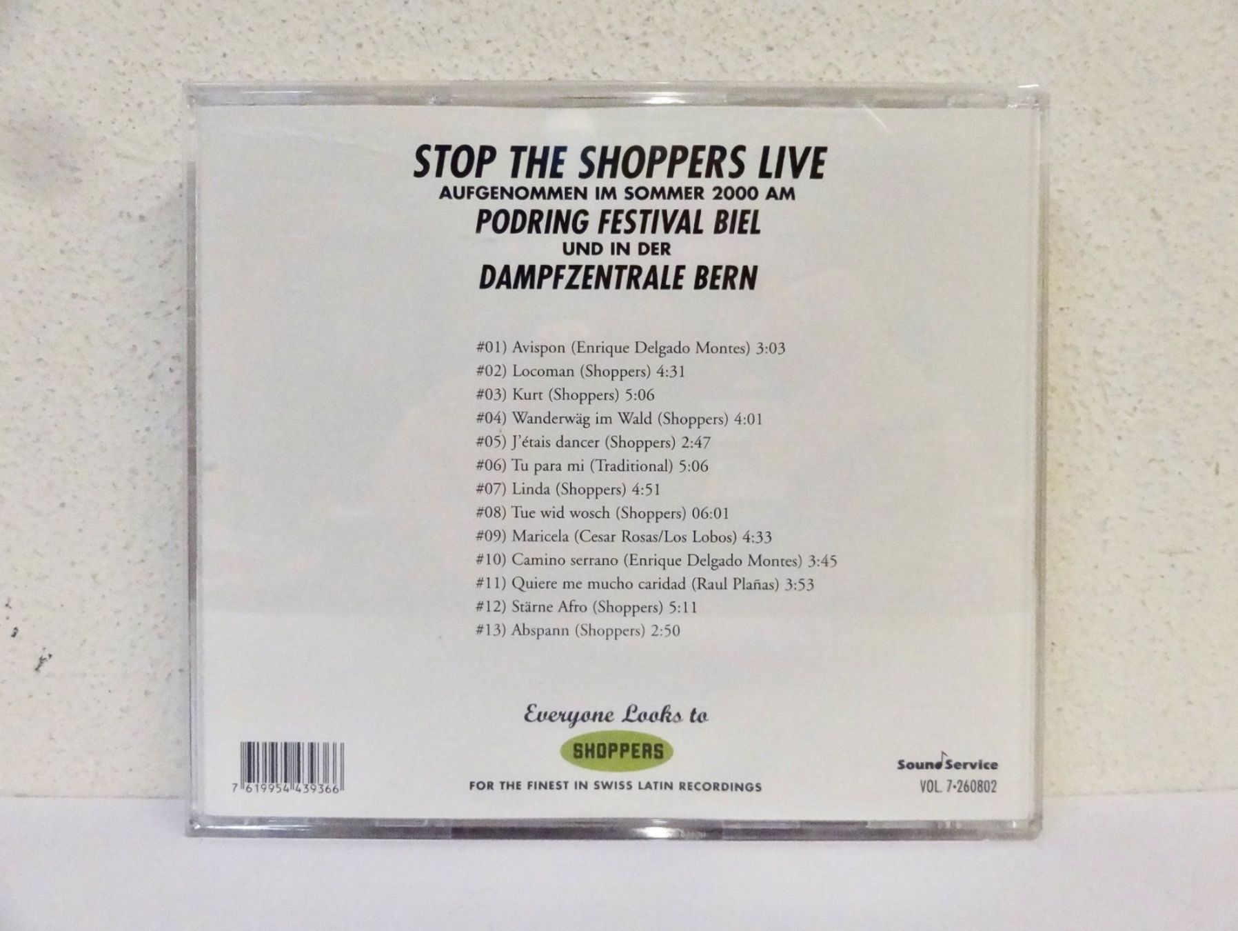 CD: CD STOP THE SHOPPERS / LIVE – Nuovo (secondo la descrizione) da Kerzers venduto da djstarsky73 1
