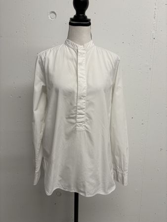 Weisse Bluse Gr. S von Polo Ralph Lauren Tunika Stehkragen