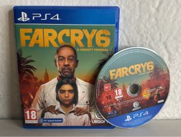Far Cry 6 PS4/PS5 Game Disc and Case