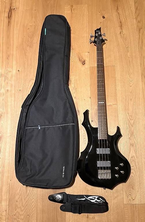 Strumenti musicali: basso elettrico ESP LTD F-104 BK – Usato da Gordola venduto da Mars_