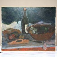 Paul BEZENÇON (1923-2000) Nature morte, huile sur toile