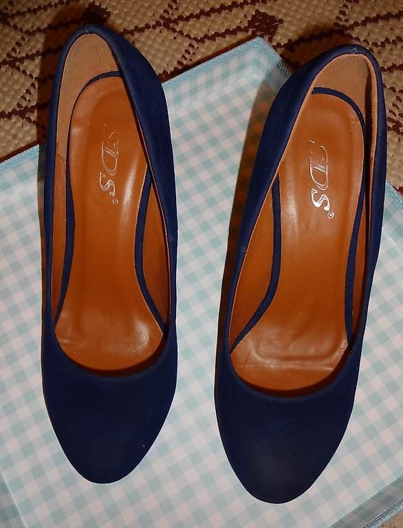 Scarpe da donna: Blaue High Heels, Grösse 37 – Usato da Basel venduto da kru_m5x5 4