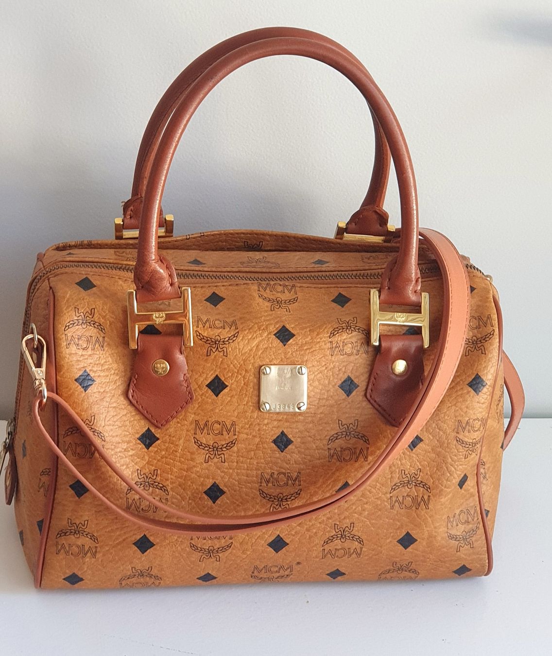 Mcm Borse da donna: MCM Speedy Boston 25 Heritage Cognac  Canvas – Usato da Niederteufen venduto da Mira_72