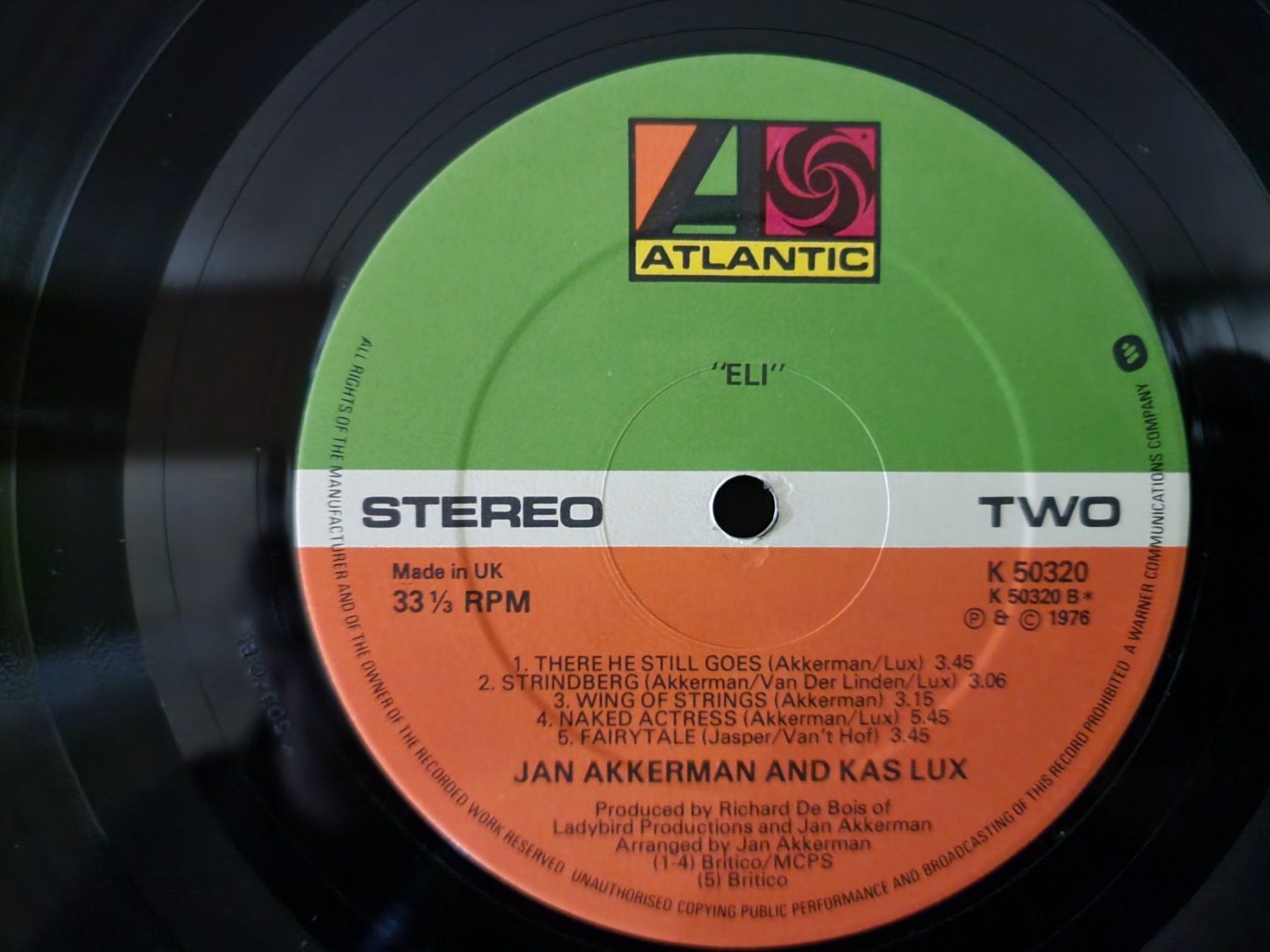 Dischi in vinile: Jan Akkerman & Kaz Lux LP – Eli – Usato da Root venduto da atelier22 2