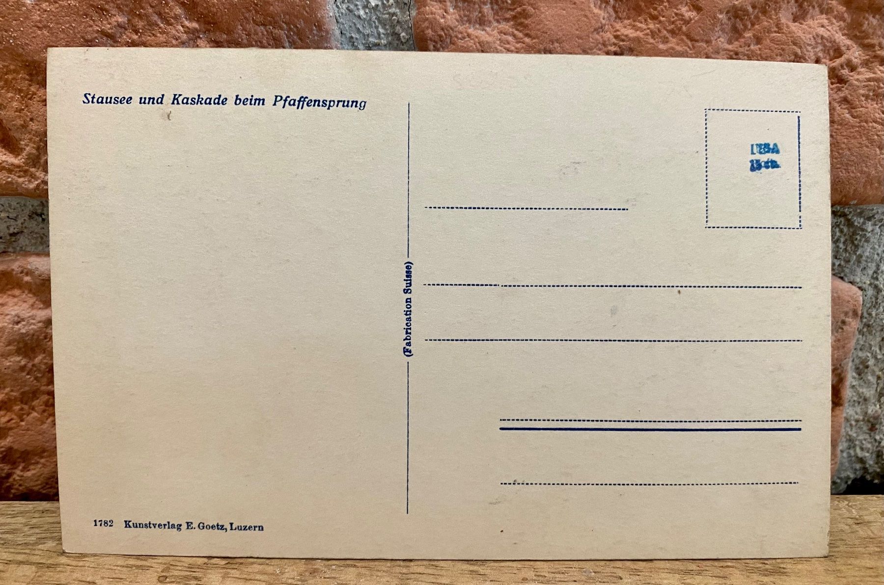 Cartes postales: Stausee & Kaskade beim Pfaffensprung - Wassen - Reuss – D'occasion à Root par ENGLAND-TREASURES 2
