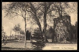 AK Lausanne, La Tour Haldimand, 1916
