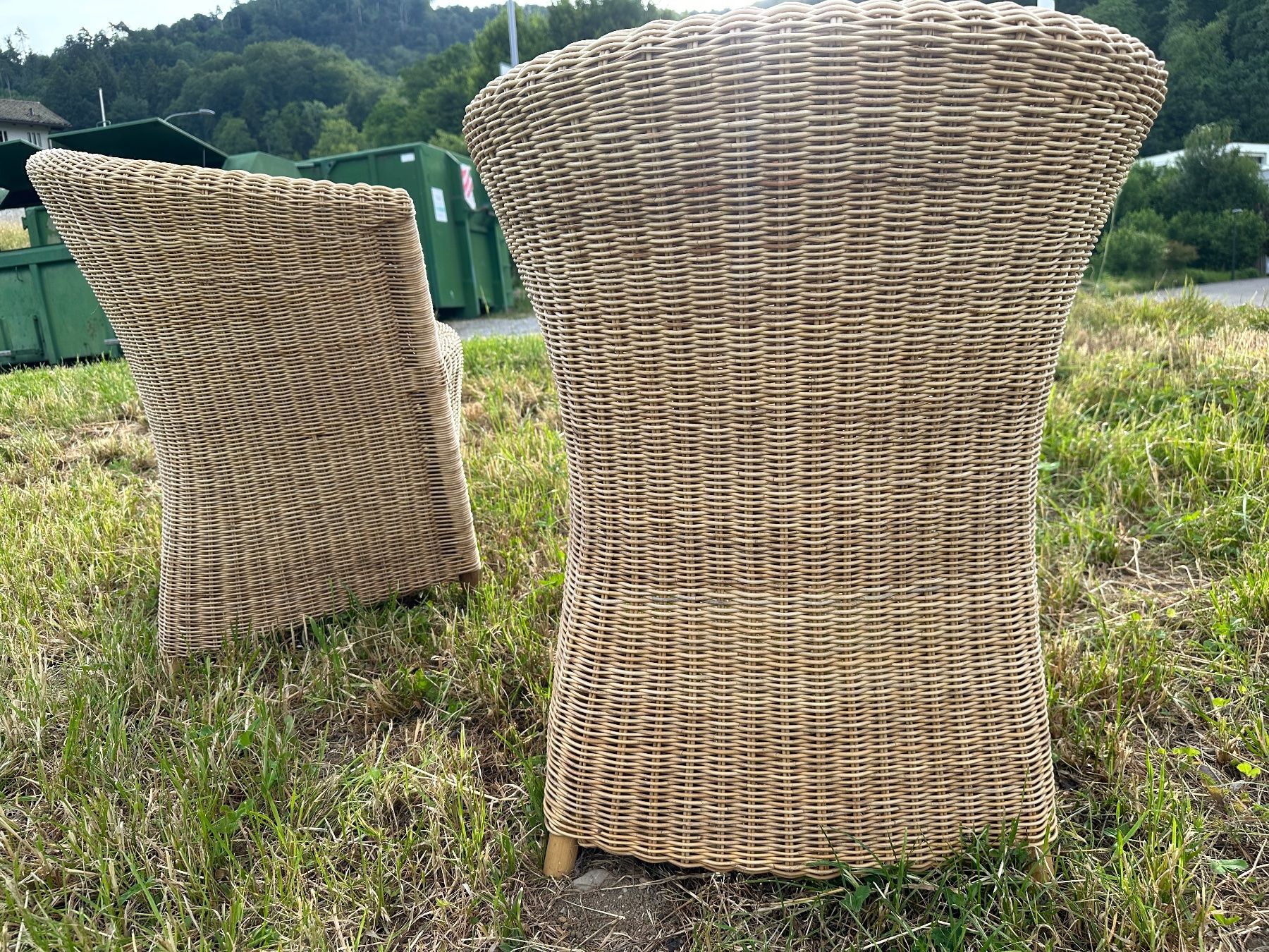 Poltrone: 2 wunderschöne Korbstühle – Usato da Hausen am Albis venduto da W7villal 2