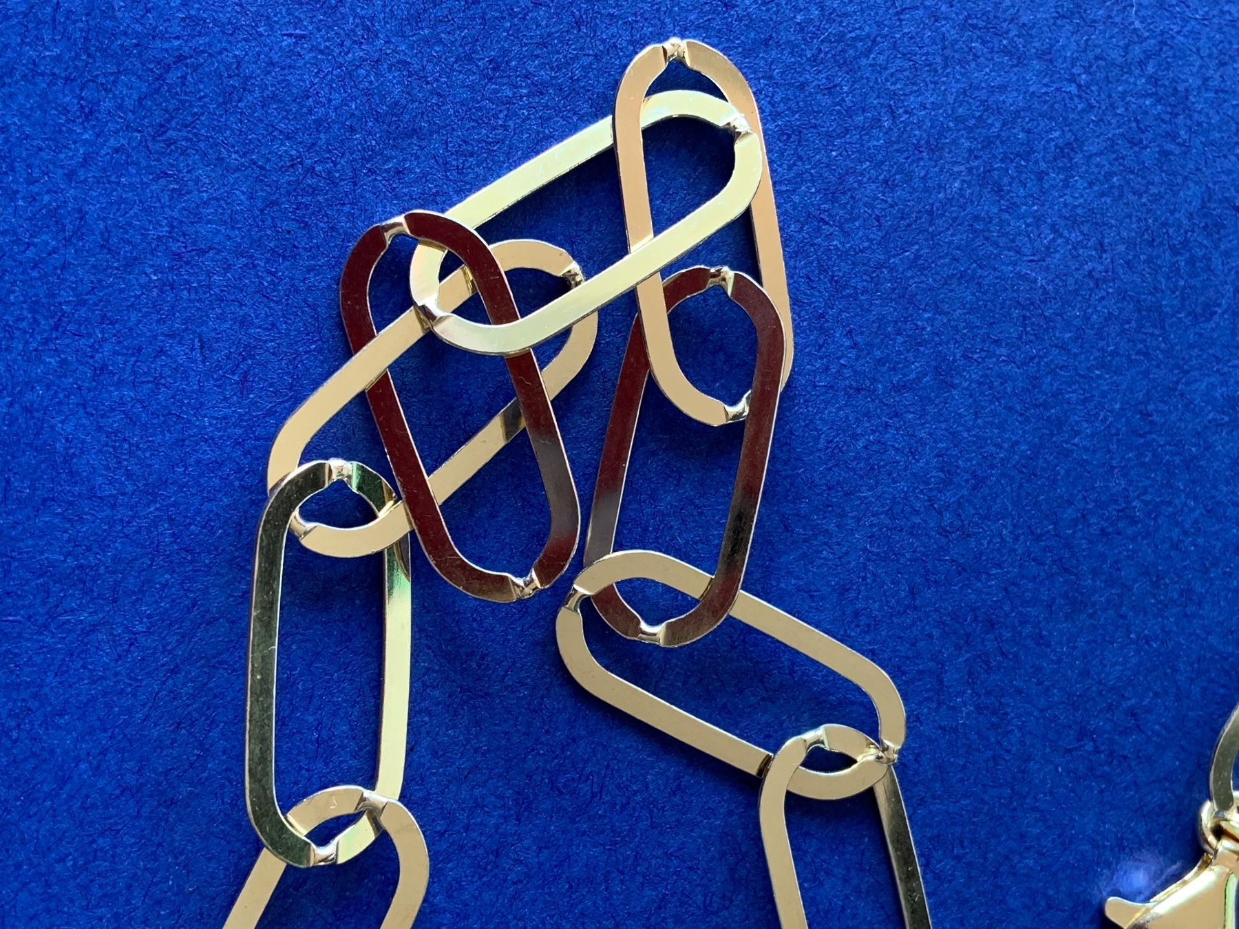 Catenine: Sterling Flache Elemente vergoldet (88cm) – Nuovo (secondo la descrizione) da Laufen venduto da Bellebellezza 5