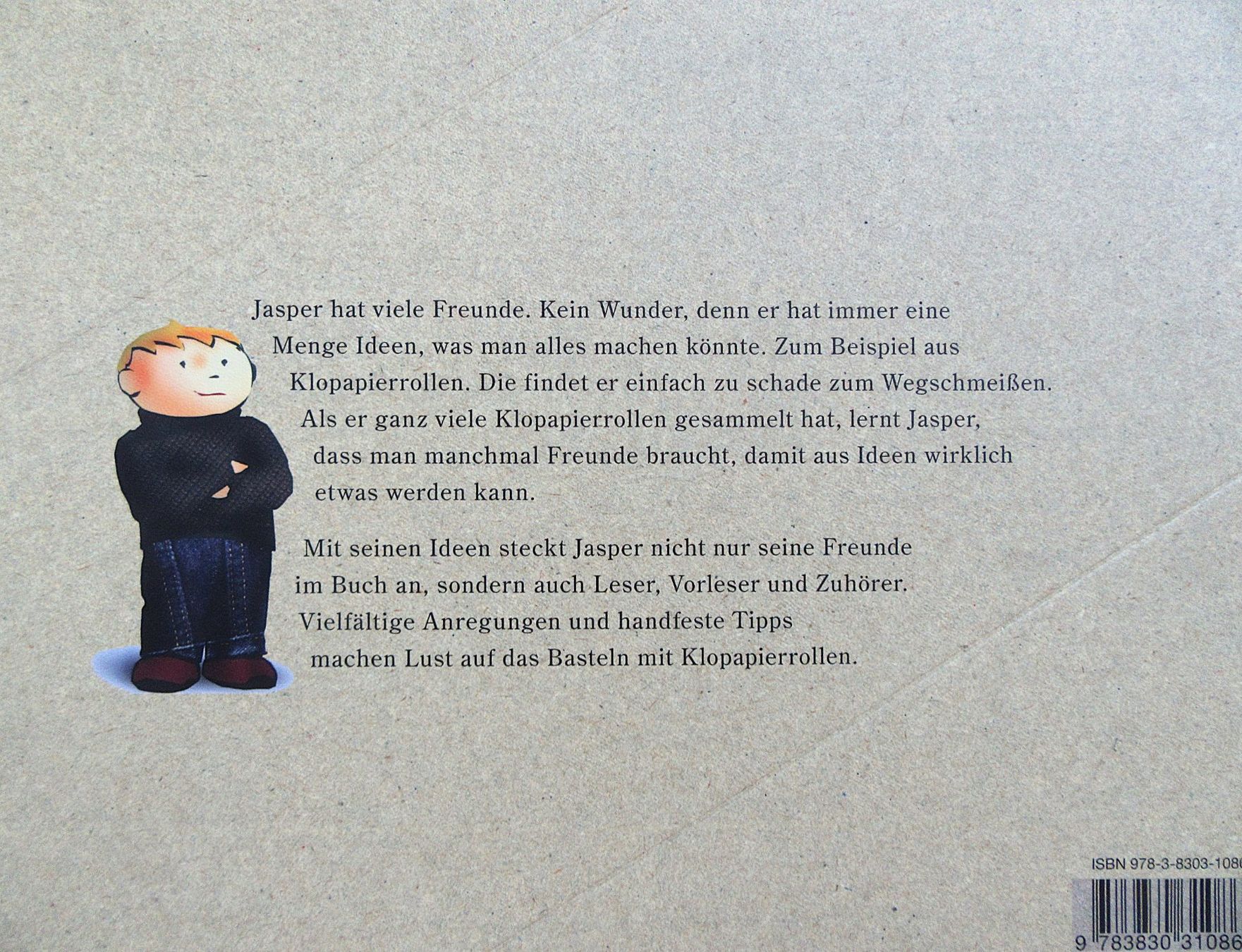 Bücher: Jasper schafft Platz • Ein Vorlese-Bastelbuch – Gebraucht aus Auenstein von Padabimbim 1