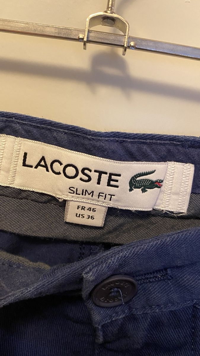 Lacoste Pantaloni: Lacoste Chino Hose, Herren, Grösse 46 – Usato da Erlinsbach SO venduto da Nina040 1