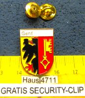 GENF KANTONS-WAPPEN PIN GOLDIG GEPRÄGT LACKIERT