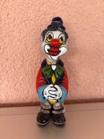 Dekorative Vintage Clown Figur aus Keramik, Handbemalt