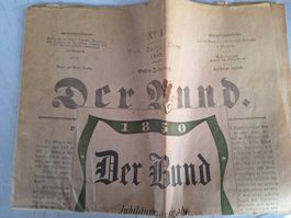 JUBILÄUMSAUSGABE: 100 JAHRE: DER BUND  1950