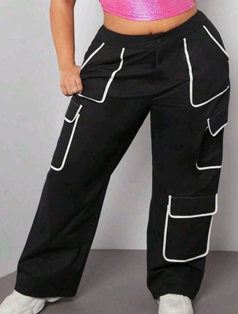 pantalon cargo, taille 46