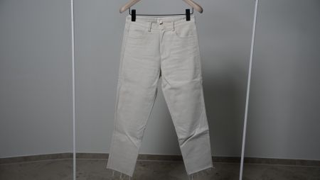 Morena Isabel Hose Jeans beige weiss Cord Damen S 36 Green