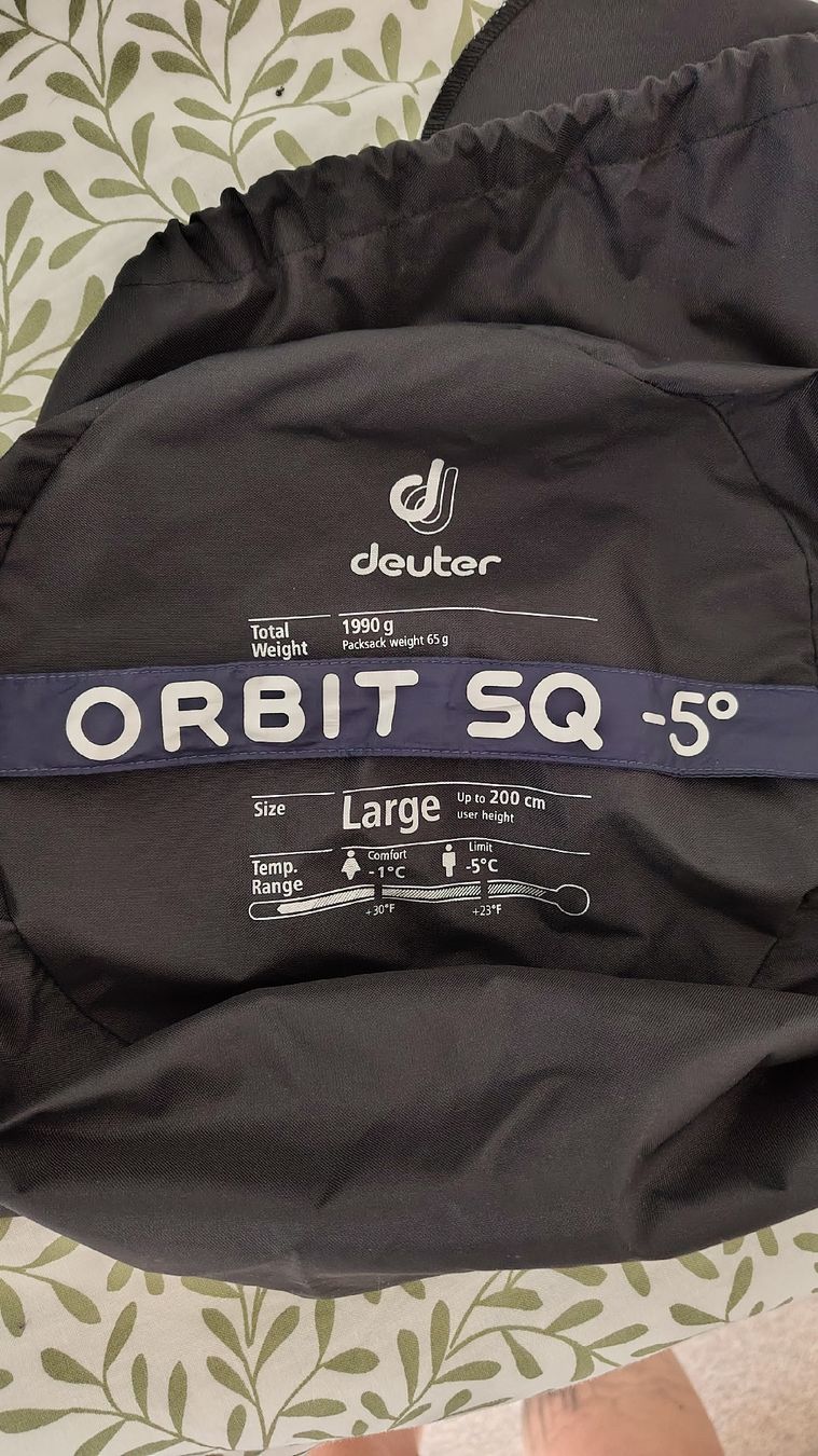 Deuter Sacchi a pelo: Deuter Orbit SQ -5° Schlafsack – Usato da Bülach venduto da Ainzelstuck 1