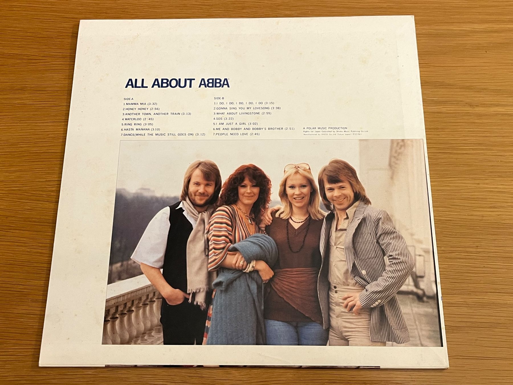 Dischi in vinile: ABBA All about ABBA LP Japan – Usato da Basel venduto da Vinyloase 1