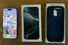 iPhone 16 Pro, 256 Gb, blanc, batterie à 91%, 255 cycles