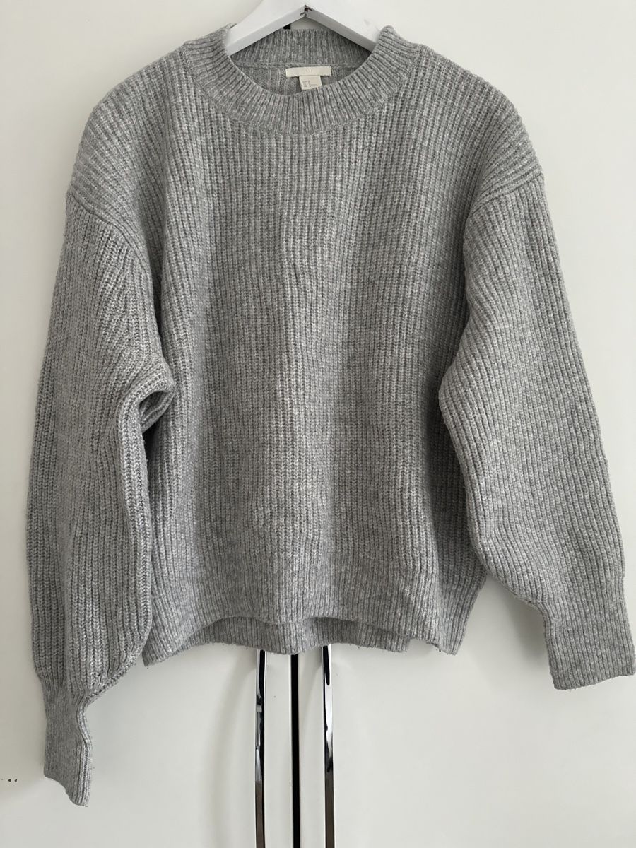 H&M Pullover & Sweatshirts: H&M Damenpullover, Grobstrick, Gr. M, Grau, Herbst – Gebraucht aus Rheineck von sam_9m27