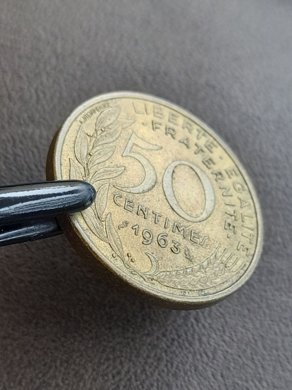 Tutti le monete: 50 Centimes 1963 Frankreich Bronze-Aluminium – Usato da Basel venduto da Basel_20 2