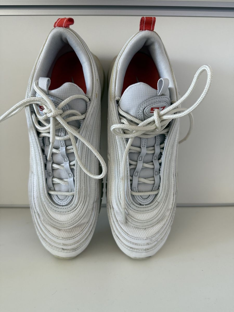 Nike Scarpe da uomo: Nike Air Max 97 weiss/rot Gr. 41 – Usato da Zürich venduto da JOD213 2