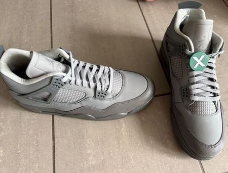 Jordan 4 Retro SE Paris Olympiade zementgrau - NEU  US14