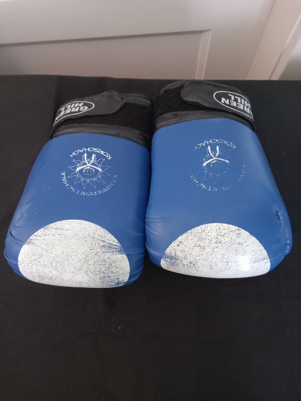 Guanti & manicotti: Boxhandschuhe GREEN HILL 12oz blau  – Usato da Heerbrugg venduto da Domino_1645 1