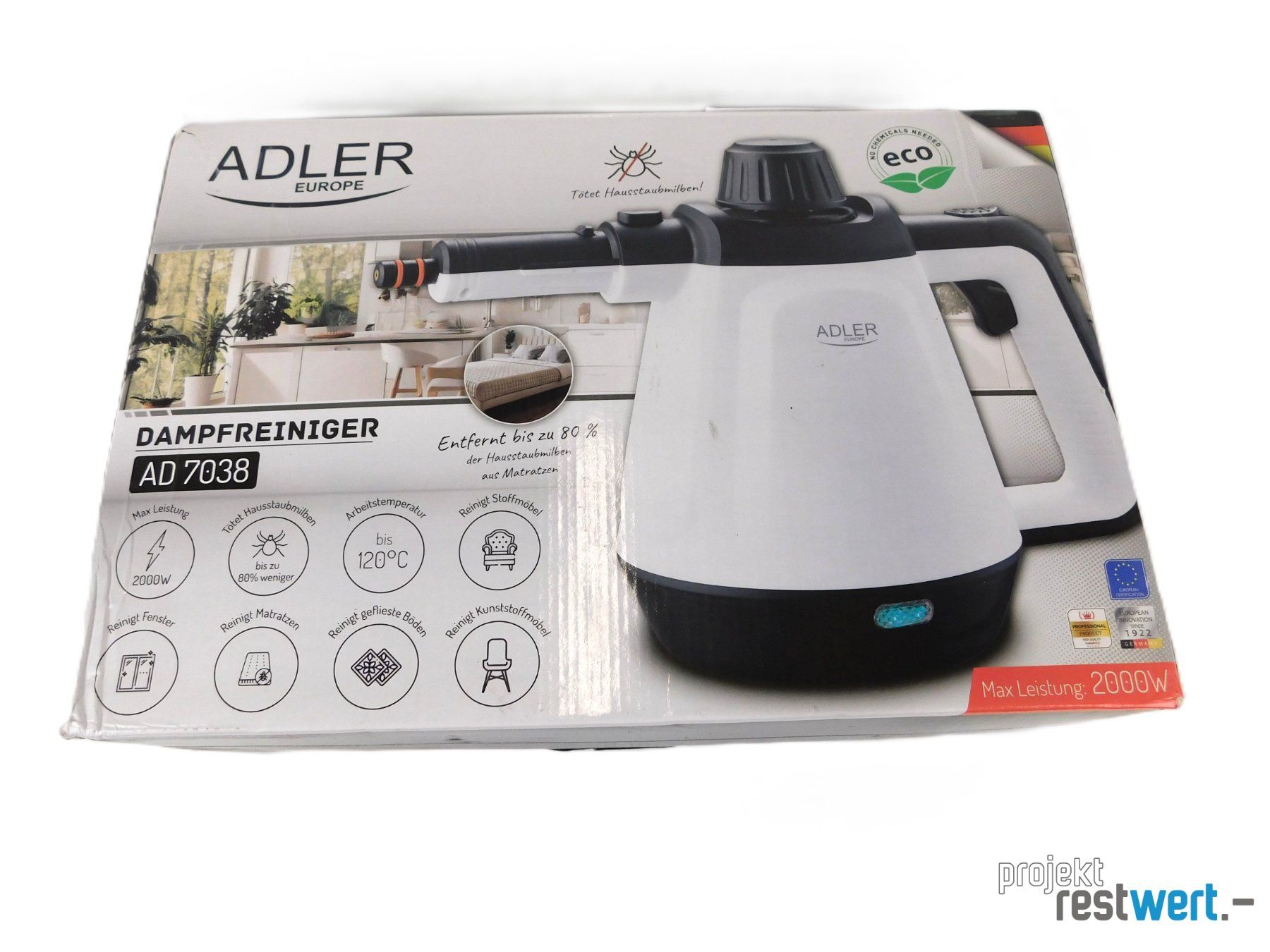 Dampfreiniger: Steam Cleaner von ADLER EUROPE – Neu (gemäss Beschreibung) aus Bülach von restwert_buelach 7
