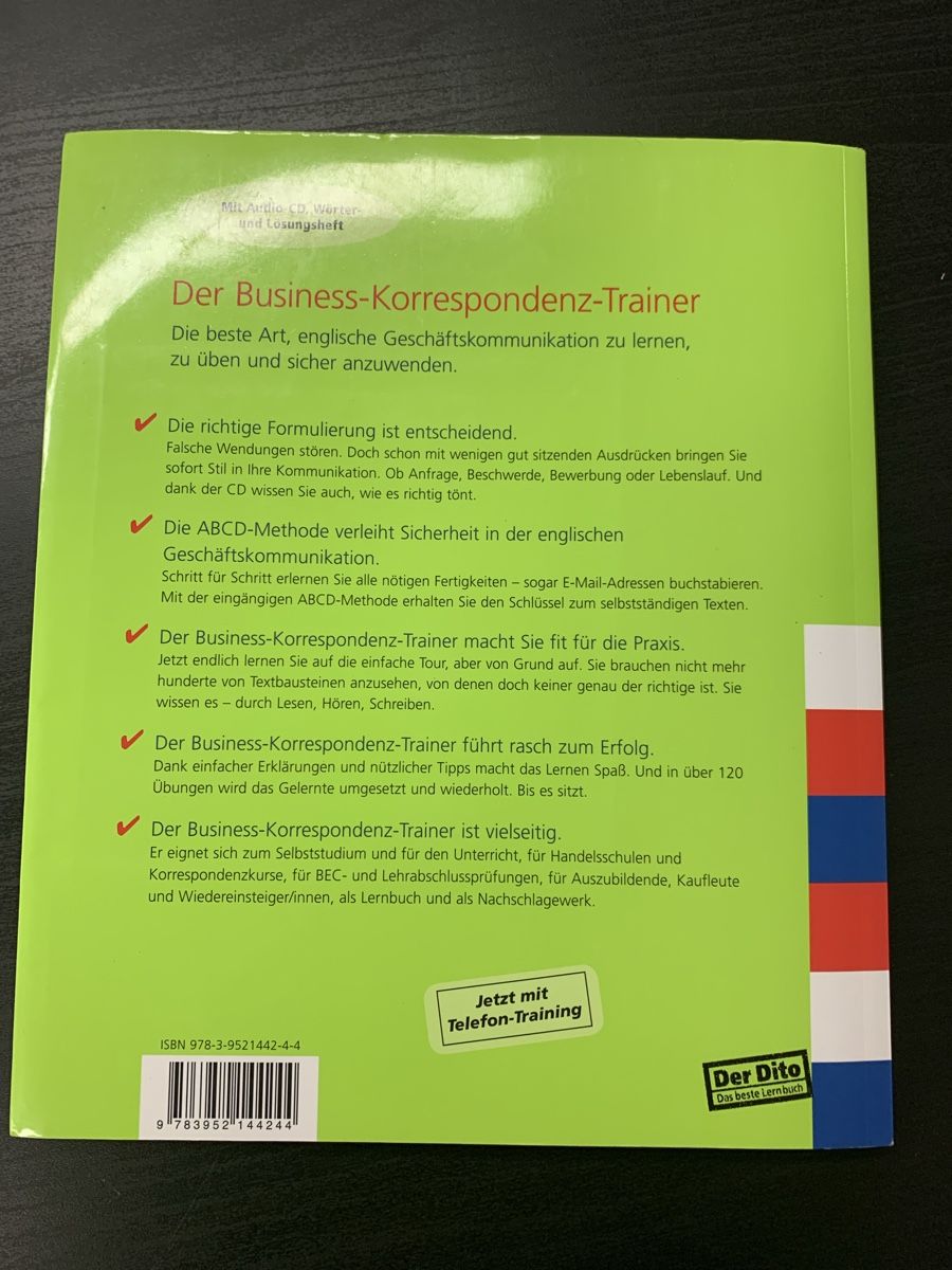 Libri: Business Korrespondenz Trainer Englisch – Usato da Oberweningen venduto da Bumblebee2 1