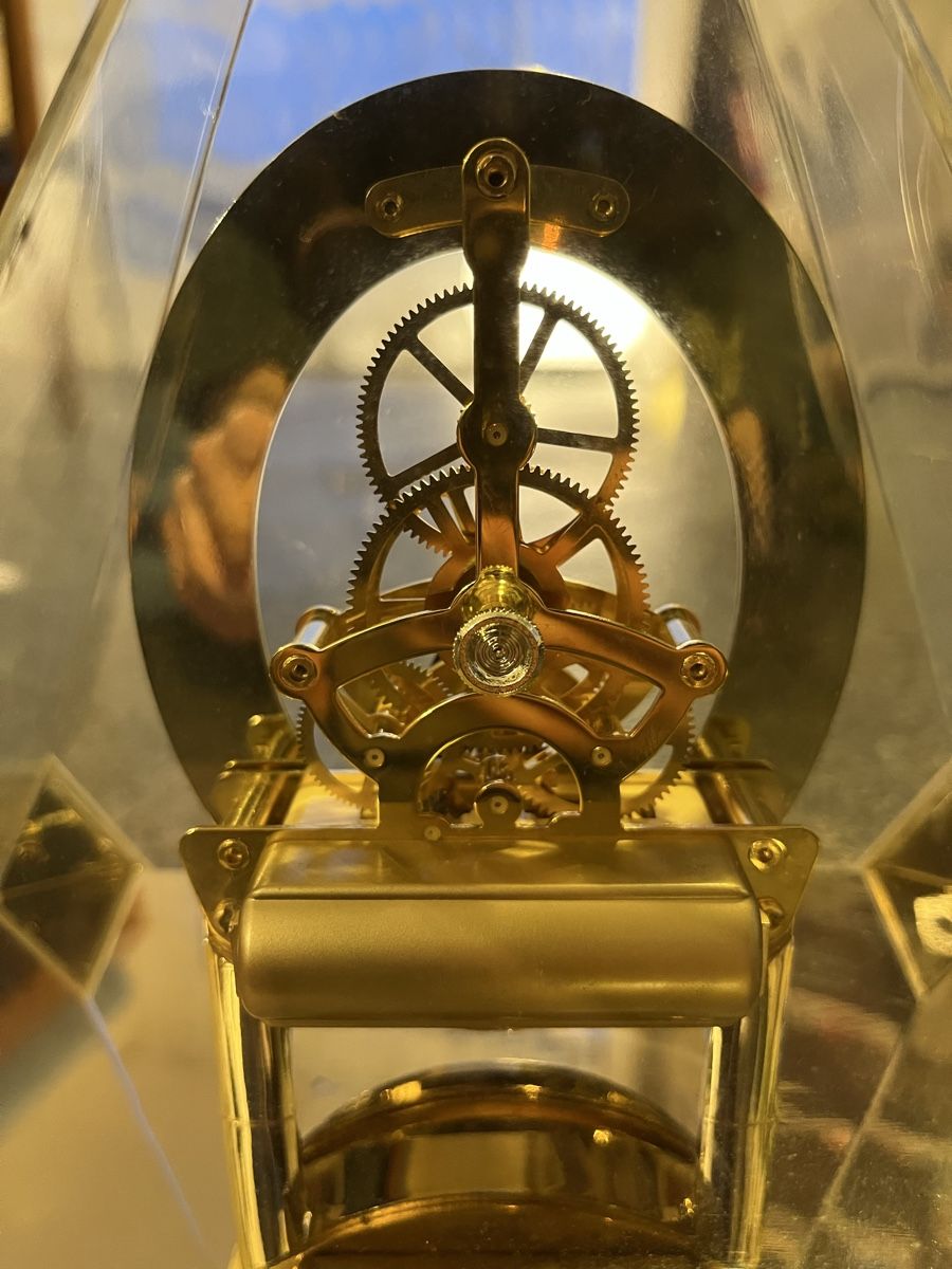 Seiko Stand- & Wanduhren: Seiko Pyramid Skeleton Mantel Clock, QAW109G model – Gebraucht aus Colombier NE von Rain.. 4