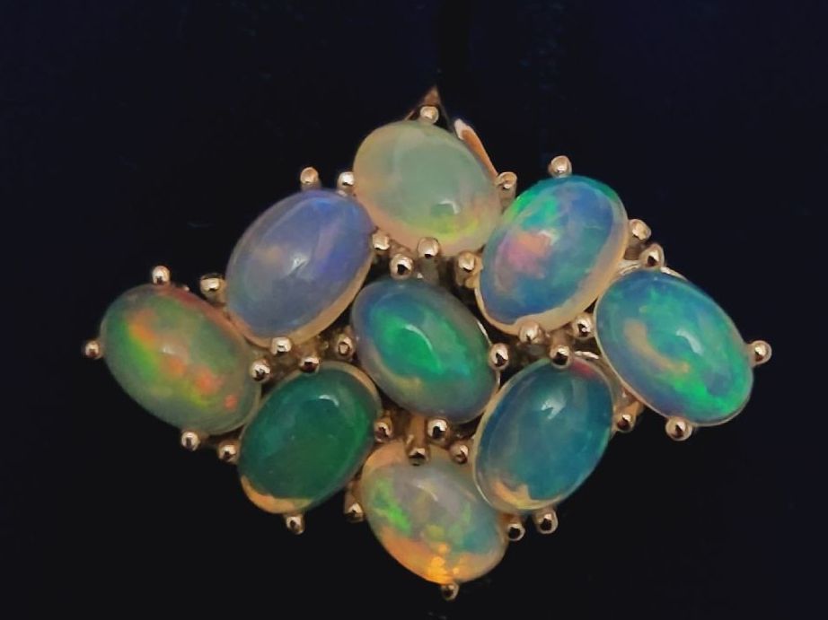 Anelli: Echter Opal Ring, 925 Silber, Gr. verstellbar. Neu! – Nuovo (secondo la descrizione) da St. Gallen venduto da GIULESGG 5
