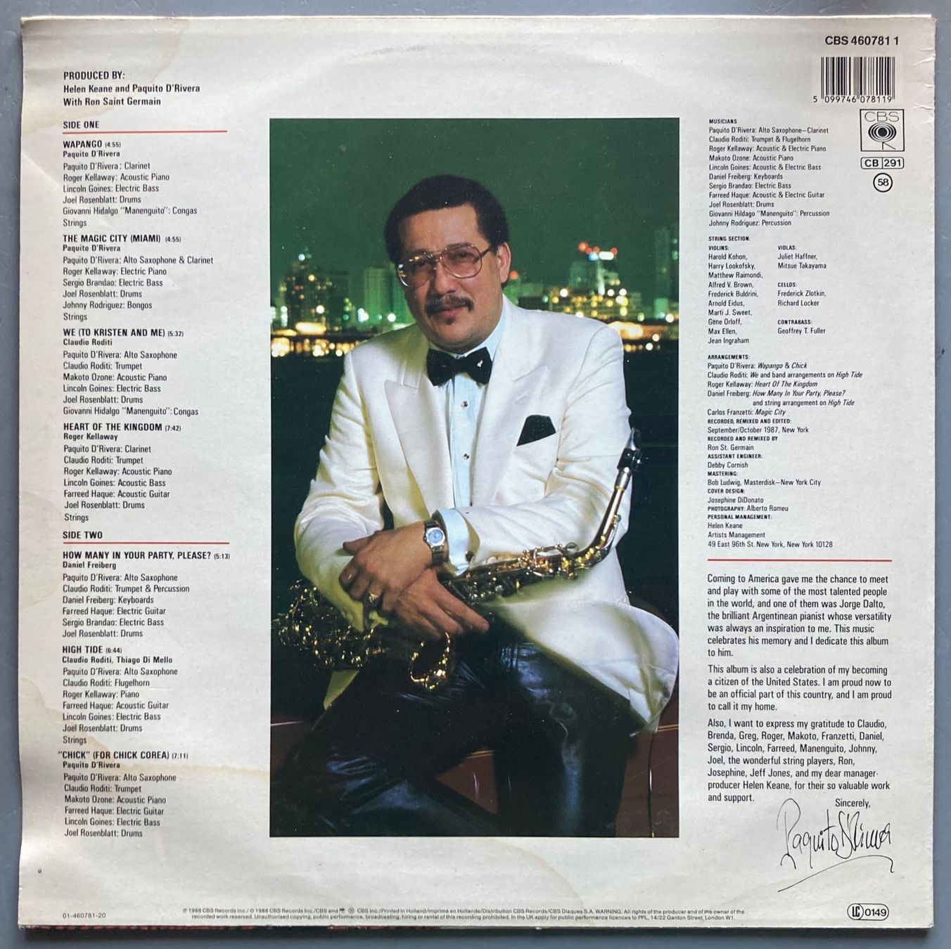 Dischi in vinile: PAQUITO - CELEBRATION – Usato da Poliez-Pittet venduto da Newtown-Records 1