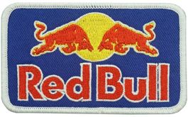 Red Bull Aufnäher Aufbügler Energy Drink Dose Flasche F1