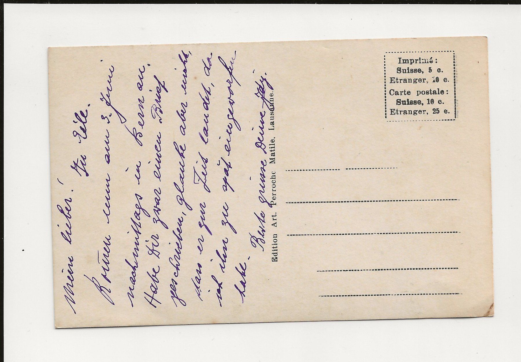 Cartoline postali: AK ca.1925 Clarens Monument aux Internés  1WK – Usato da Greifensee venduto da 315WDO 1