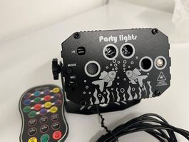 Mini RGB Laser Discolicht – 480 Muster + Fernbedienung
