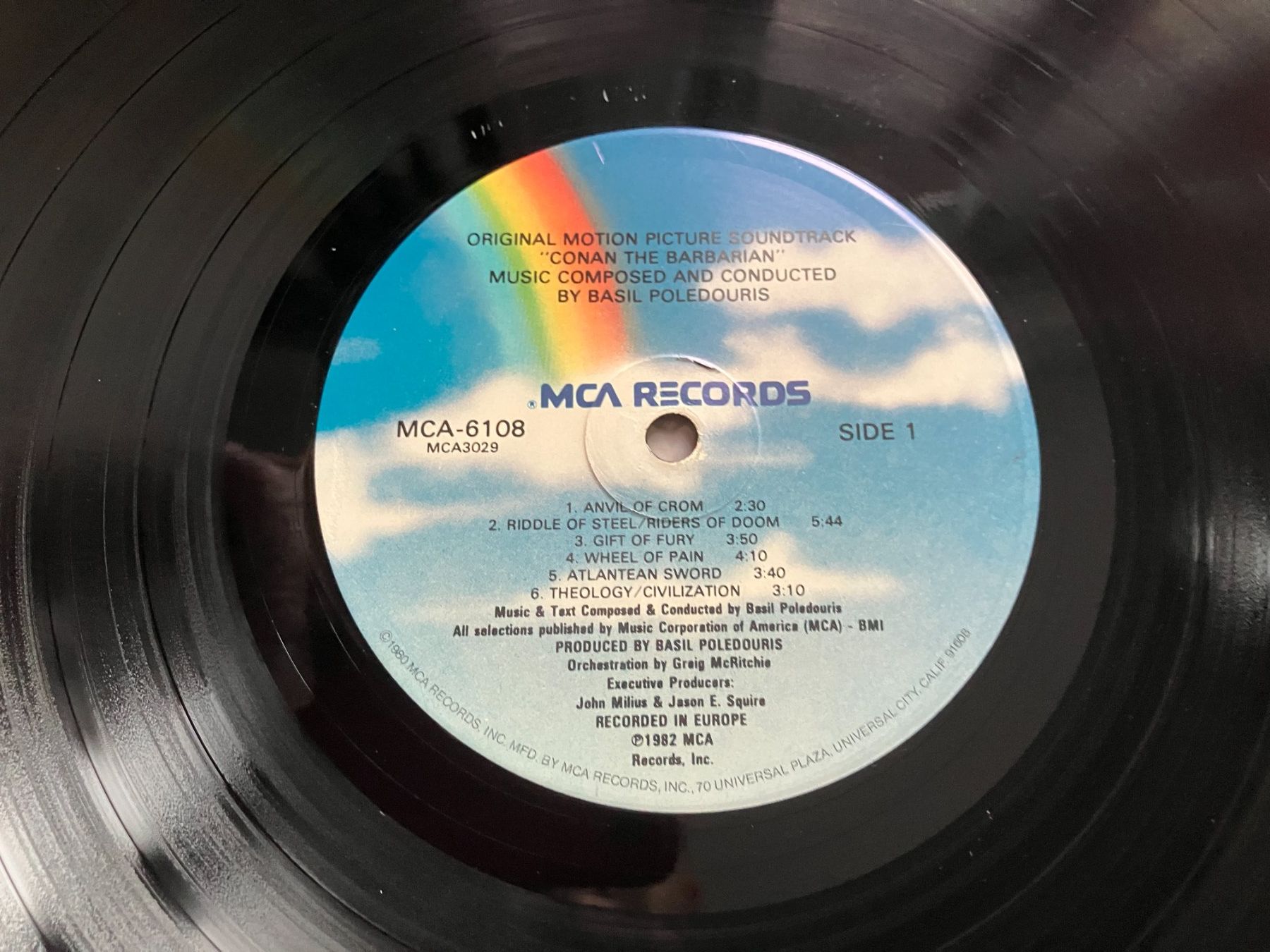 Dischi in vinile: Basil Poledouris – Usato da Aarwangen venduto da Jukebox3 6