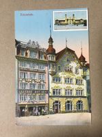 Einsiedeln Schwyz Gasthof Rot-Hut AK Color 1915