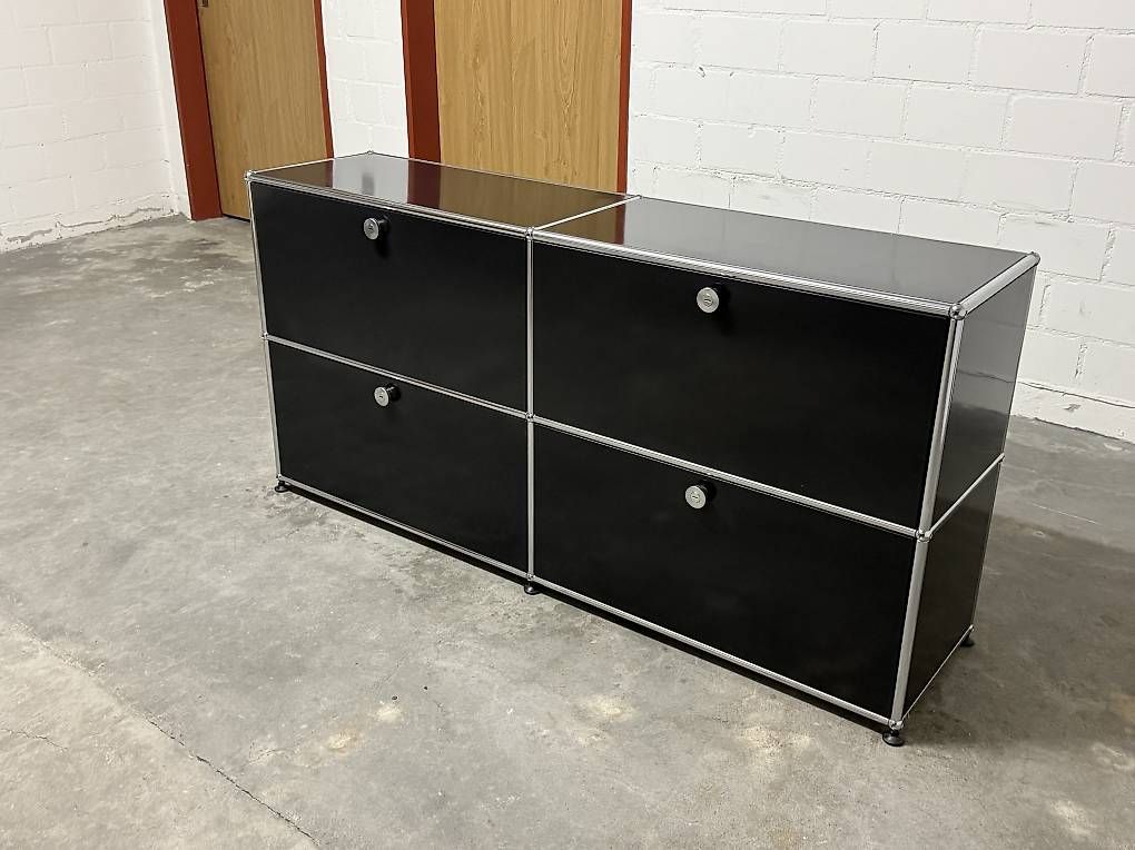 USM Cassettiere: USM Haller Sideboard Schwarz 2x2 – Usato da Dietikon venduto da Kumar_Occasionen 2