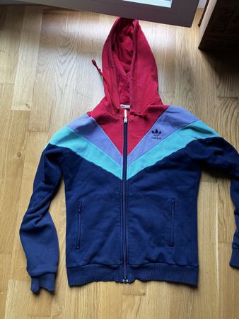 Adidasjacke blau, türkis, rot, lila Gr. M
