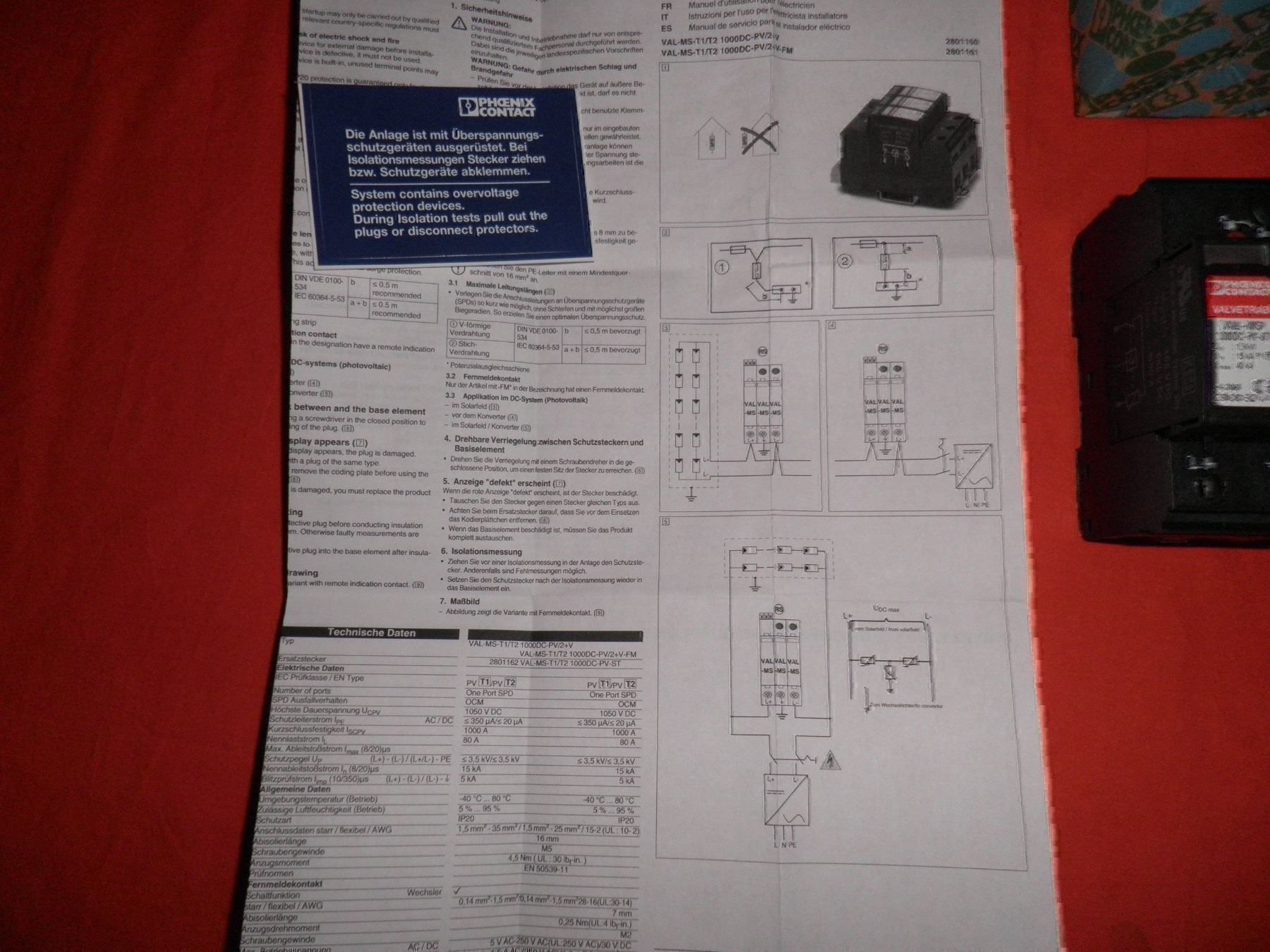 Elektronikbauteile: Überspannungsschutz VAL-MS-T1/T2 – Neu und originalverpackt aus Oftringen von shoptwotrade 3