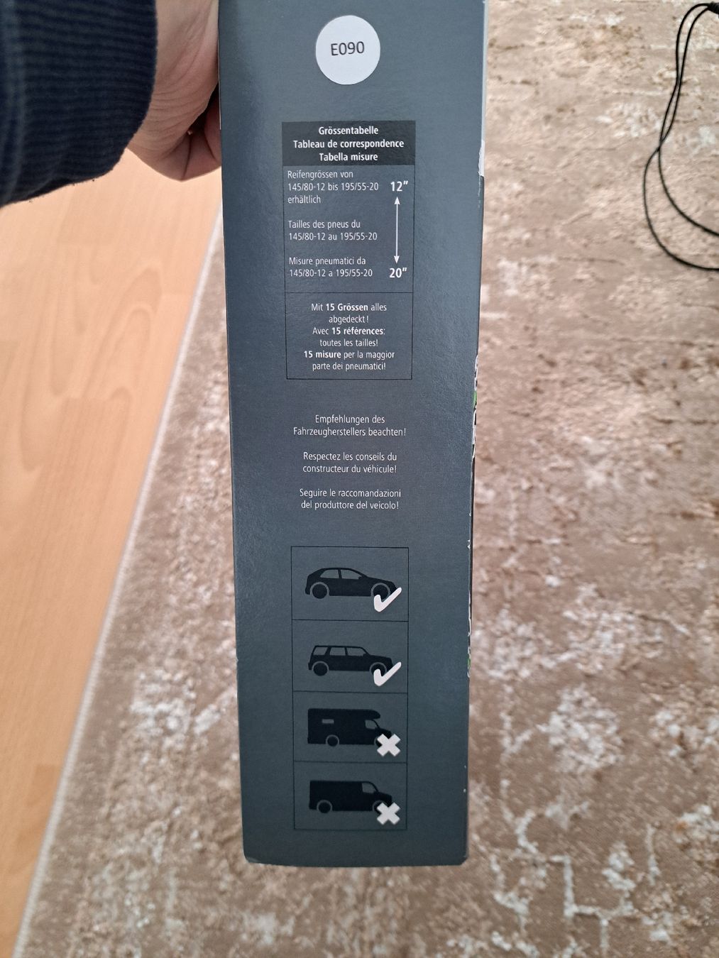Schneeketten: Miocar Automatic 9mm Schneekette Neue – Neu und originalverpackt aus Emmenbrücke von Qalku.live.it 1