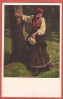 Pro Juventute Karte Nr. 95 von 1922 - 1923 gestempelt