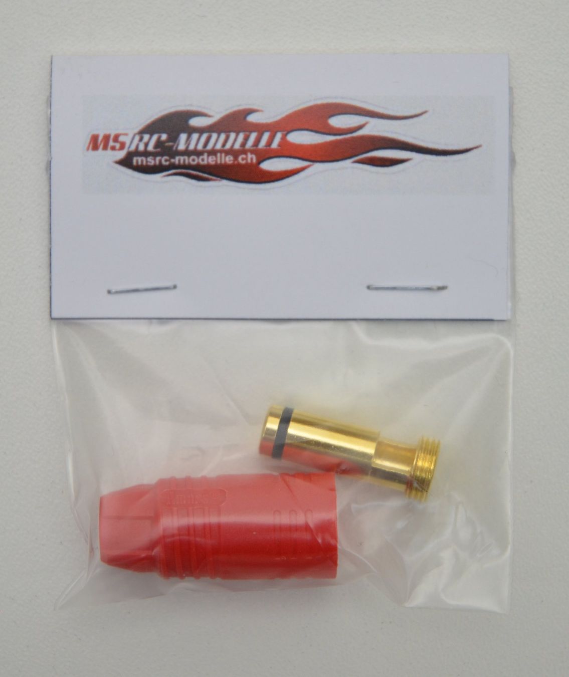 RC Modellbau: AS150 Anti Spark Stecker Rot 1Stk. – Neu und originalverpackt aus Rüti ZH von MSRC_Modelle