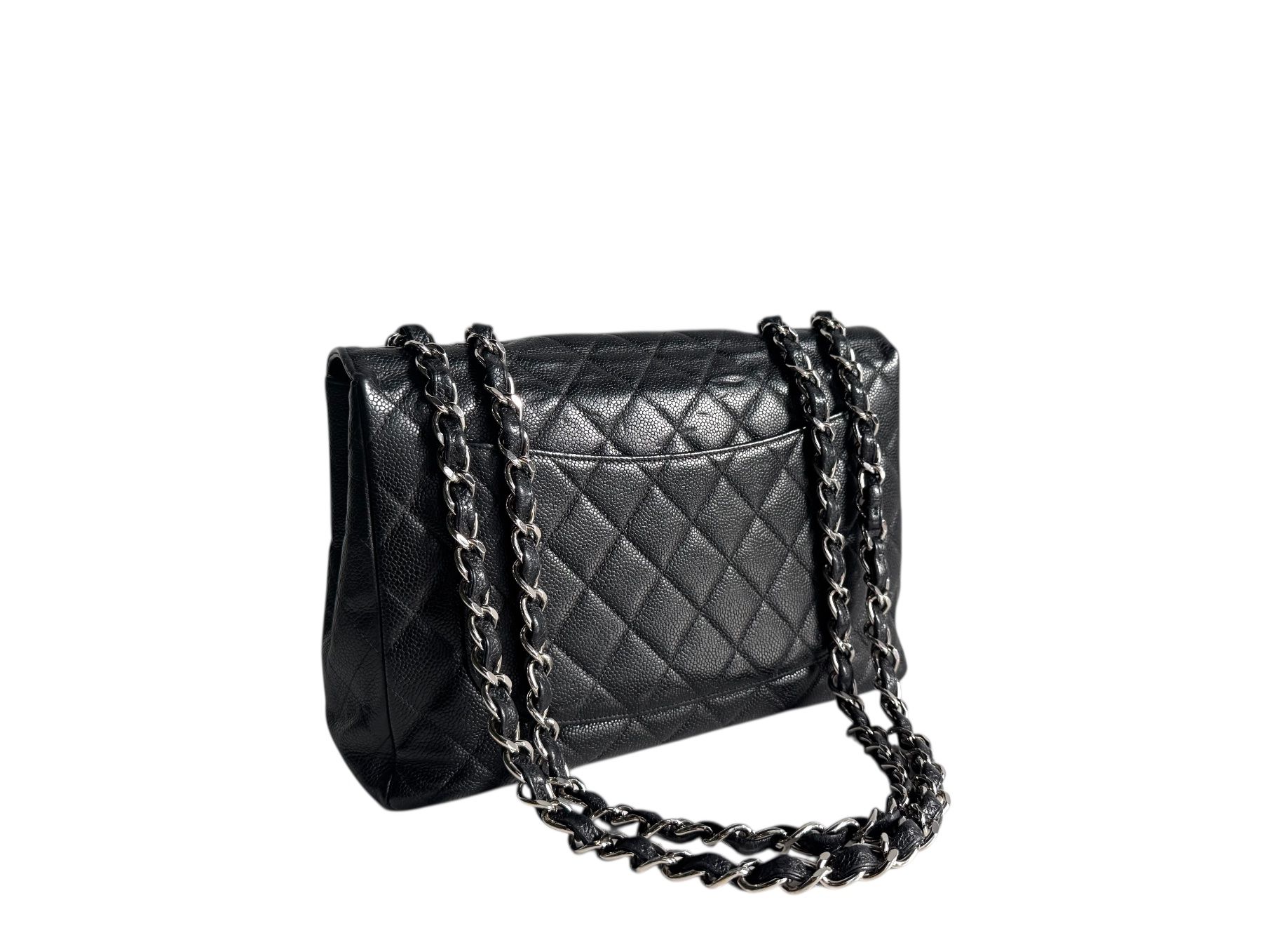 Chanel Taschen für Damen: CHANEL Caviar Jumbo Single Flap Bag Tasche – Gebraucht aus Kriens von hannaandkiko 2