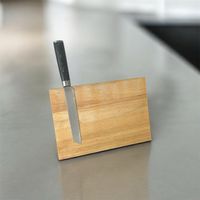 Magnetischer Messerblock aus Holz