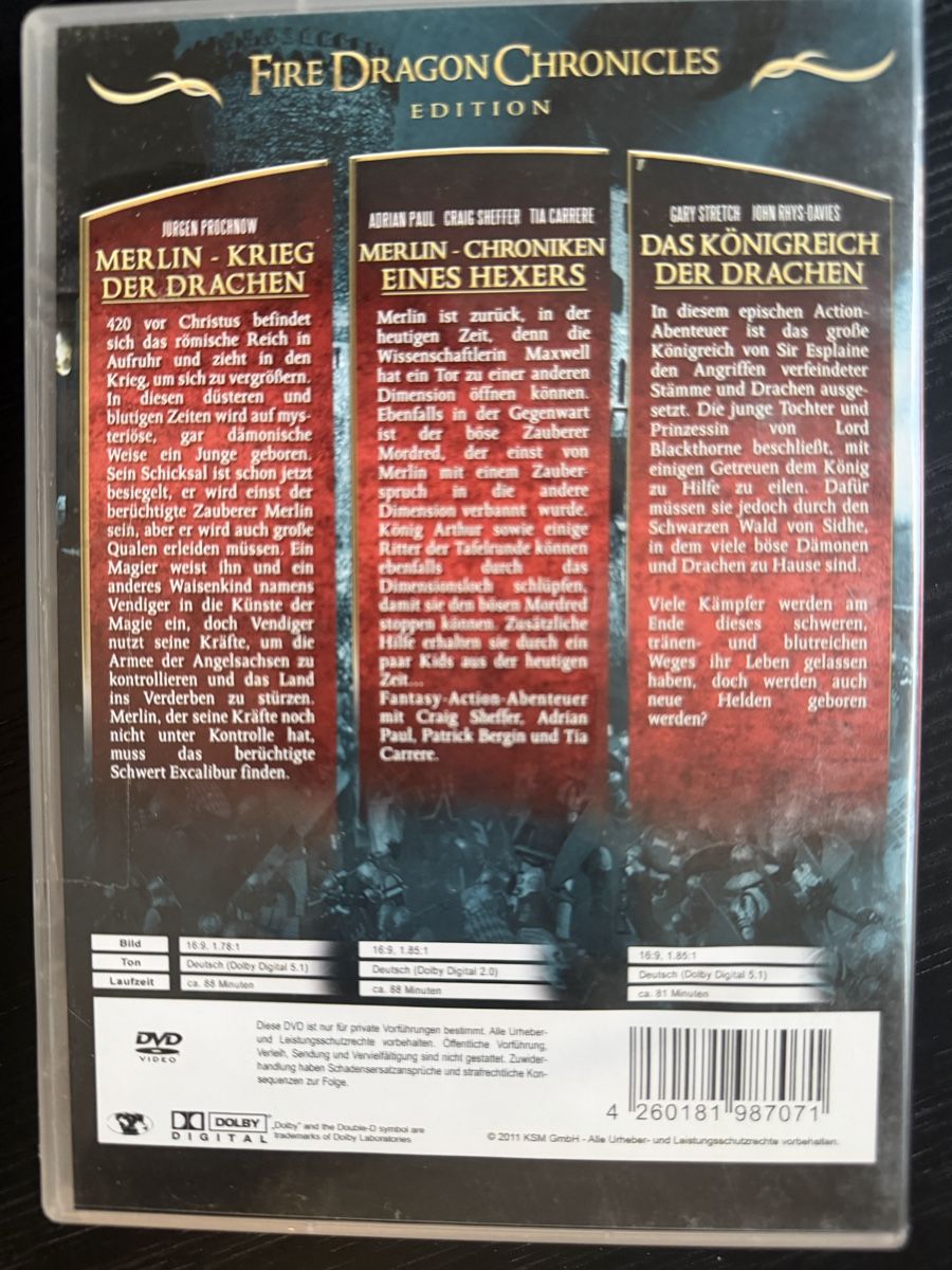 Tutti i DVDs: Fire Dragon Chronicles Edition DVD orginalverpackt – Nuovo e nell'imballaggio originale da Lausen venduto da EisAmStiel94 1