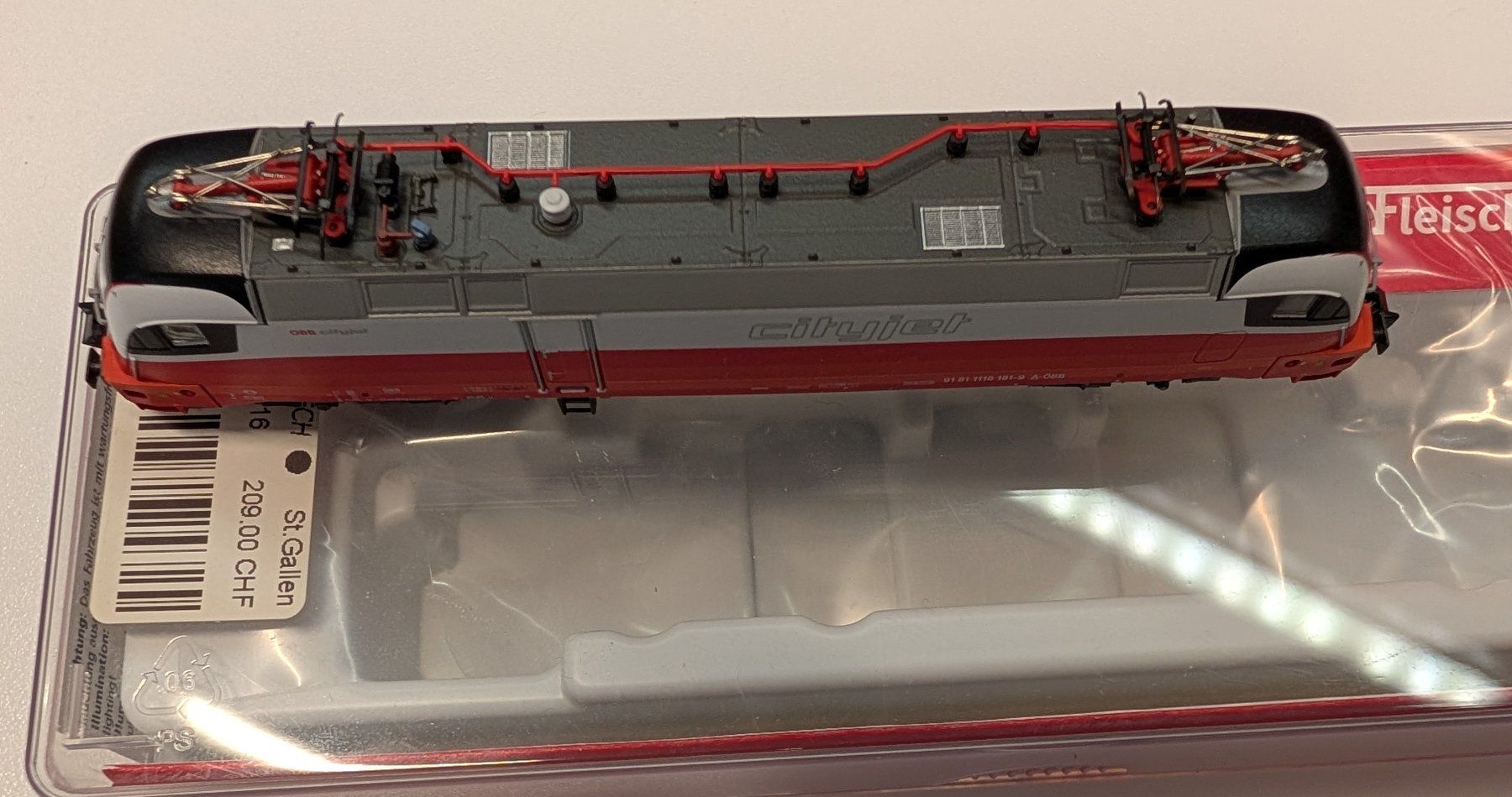 Fleischmann Modelleisenbahnen: Spur N E-Llok 1116 181-9, ÖBB – Neu und originalverpackt aus Reinach BL von angus74 4